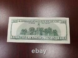 Series 2006 A US One Hundred Dollar Bill Note $100 New York KB 71626373 B
