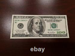 Series 2006 A US One Hundred Dollar Bill Note $100 New York KB 96428989 F