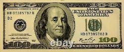 Series 2006 US One Hundred Dollar Bill $100 Crisp New York HB 07385782 B