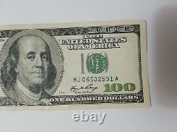 Series 2006 US One Hundred Dollar Bill $100 Kansas City HJ 06532531 A