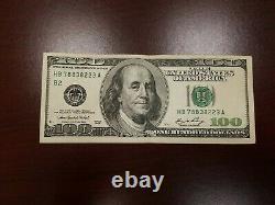 Series 2006 US One Hundred Dollar Bill $100 New York HB 78838223 A
