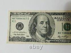 Series 2006 US One Hundred Dollar Bill Note $100 Dallas HK 70886867 C