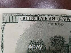 Series 2006 US One Hundred Dollar Bill Note $100 New York HB 46201472 I