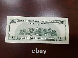 Series 2006 US One Hundred Dollar Bill Note $100 Richmond HE 75866318 A