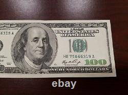 Series 2006 US One Hundred Dollar Bill Note $100 Richmond HE 75866319 A