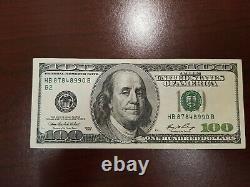 Series 2006 US One Hundred Dollar Note Bill $100 New York HB 87848990 B