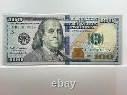 Series 2009A Star Note $100 LE01981811 One Hundred Dollar Bill Birthday Note