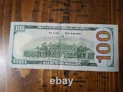 Series 2009A US One Hundred Dollar Bill Star Note $100 Atlanta LF09079689