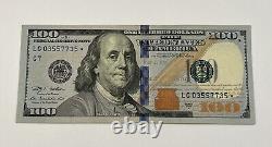 Series 2009A US One Hundred Dollar Star Bill $100 Chicago LG 03557735
