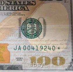 Series 2009 $100 One Hundred Dollar Bill Star Note