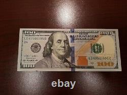 Series 2009 A US One Hundred Dollar Bill Note $100 Cleveland LD 69500095 C