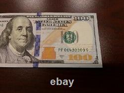 Series 2017A US One Hundred Dollar Bill Note $100 Atlanta PF 00490300 G