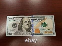 Series 2017 A US One Hundred Dollar Bill $100 Atlanta PF 00094643 G