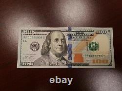 Series 2017 A US One Hundred Dollar Bill Note $100 Atlanta PF 00930937 G