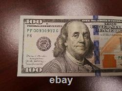 Series 2017 A US One Hundred Dollar Bill Note $100 Atlanta PF 00930937 G
