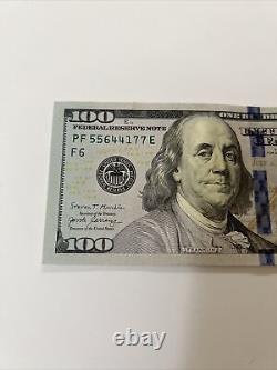 Series 2017 A US One Hundred Dollar Bill Note $100 Atlanta PF 55644177 E
