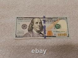Series 2017 A US One Hundred Dollar Bill Note $100 Atlanta PF 95533877 F