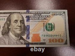 Series 2017 A US One Hundred Dollar Bill Note $100 New York PB 66296866 D
