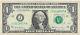 Series 2017 One Dollar Bill Low Trinary Off Centered Printing Error