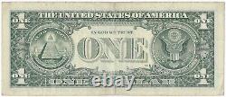 Series 2017 One Dollar Bill Low Trinary Off Centered Printing Error