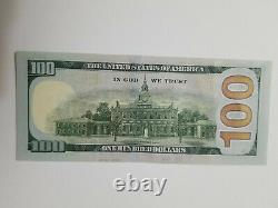 Series 2017 US One Hundred Dollar Bill Note $100 Atlanta PF 00441556 G (UA)