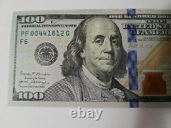 Series 2017 US One Hundred Dollar Bill Note $100 Atlanta PF 00441812 G (UA)