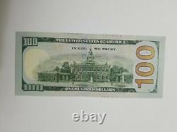 Series 2017 US One Hundred Dollar Bill Note $100 New York P 66919144 H (UA)