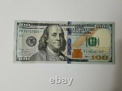 Series 2017 US One Hundred Dollar Bill Star Note $100 Richmond PE 02727006