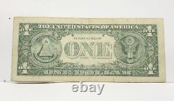 Six Digit Ladder Fancy Serial Number One Dollar Bill K23345674F FW Print