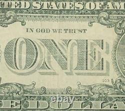 Six Digit Ladder Fancy Serial Number One Dollar Bill K23345674F FW Print