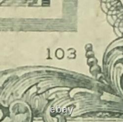 Six Digit Ladder Fancy Serial Number One Dollar Bill K23345674F FW Print