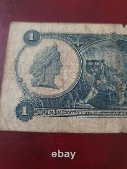 The goverment of the straits settlements one dollar bank note