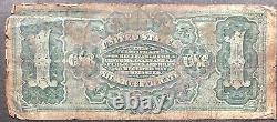 USA 1886 Banknote 1 Dollar Large Size Silver Certificate Schein US One #11887