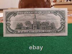 USA 1977 One Hundred Dollar Note Issued By The Dallas, Texas Federal Bank