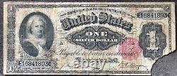 USA 1 Dollar 1891 Banknote Large Size US Martha Washington Schein $1 One #15776