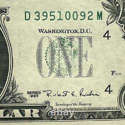 US Dollar Bill, Misprint, Ink On Green Seal