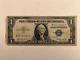 Us One Dollar Bill 1935e Silver Certificate Repeater Zero Than Seven 7's Poor