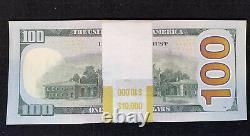 Uncirculated 100 Notes 2017 One Hundred Dollar Bills $100 sequential #s $10,000