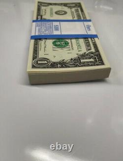 Uncirculated, Sealed, Sharp corners, one dollar bills, BEP 100$ 1 pack