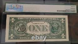 United States 1977 One Dollar Banknote Error Printed on Back UNC