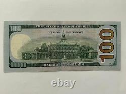 Us 100 dollar possible one of a kind error note