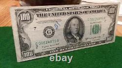 Us 1950 C One Hundred Dollar Federal Reserve Note Issued By The Chicago Fed Bank
