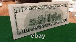Us 1996 One Hundred Dollar Star Note Issued By The Chicago Federal Bank