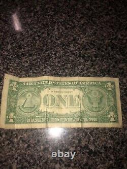 Used 1957 One Dollar Bill Blue Seal Series A