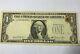 Very Rare 1981 One Dollar Bill With Federal Seal Serial Number On Reverse