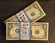 Wow! $1 One Dollar Bills-block Of 100 Bills-sequential From 01 To 00, 2017a New
