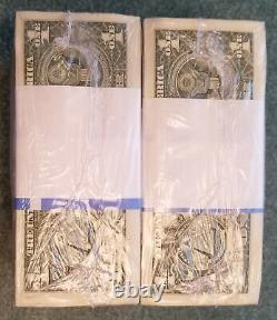 1000 Flambant Neuf Uncirculated $1 One Dollar Bills Bep Brick Bundle (2017)