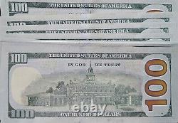 $100 EN ESPÈCES (1) Billet de cent dollars série 2009 2013 2017
