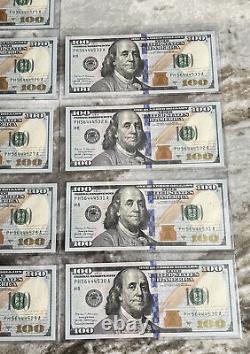 14 Série Consécutive 2017a Ph 100 Dollar Bills État De La Monnaie St Louis
