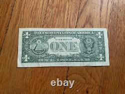 17 5757 17 One Dollar Bill (atlanta) Série 2013 Fancy Repeater Numéro De Série